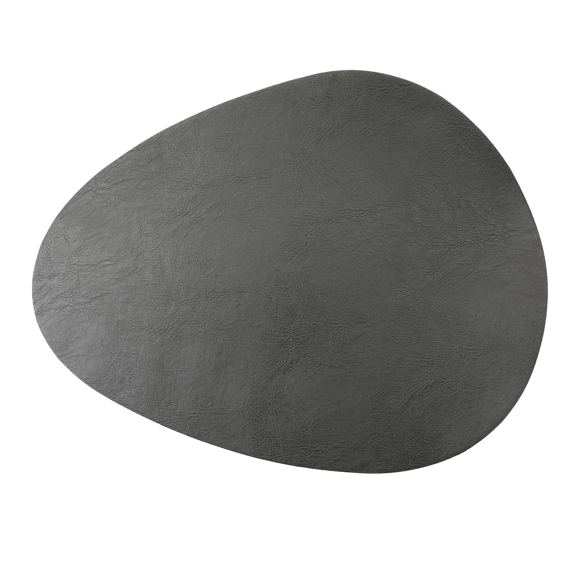 Mikasa PebbleShaped 38 x 30cm Placemats, Set of 4, Grey